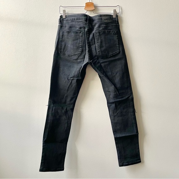 UNIF Dark Wash Distressed Skinny Jeans - Picture 6 of 6